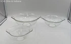 Pyrex 3 Piece Set Clear Glass Cinderella Mixing Bowls Vintage 3 Qt Large