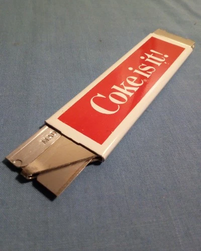 Coca-Cola Vintage Box Knife: "Coke is it!" (1980s)