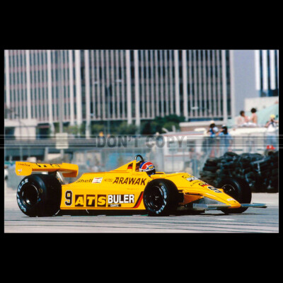 Photo A.017606 ATS D4 FORD COSWORTH JAN LAMMERS USA GRAND PRIX 1981