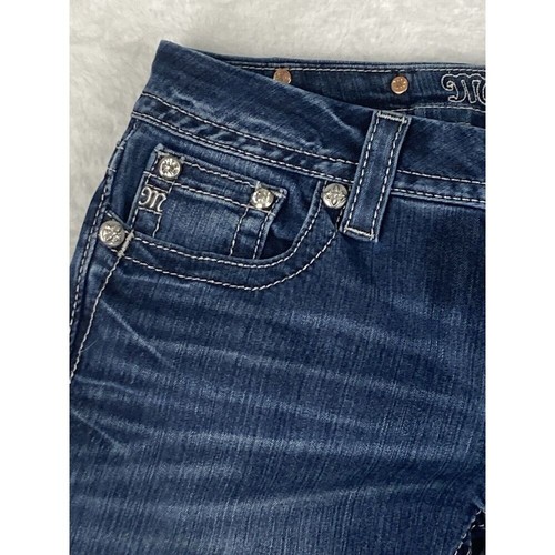 Miss Me Skinny Jeans Damen Medium Wash Blau Größe 28 - Bild 4 von 15