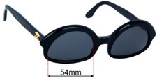 SFx Replacement Sunglass Lenses fits Chanel 01944 - 54mm Wide