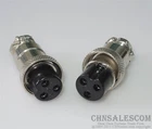 2 pcs 3 Pin GX16-3P Plug Connector of Welding Machine Control Line Fast Joint