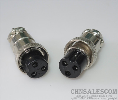 2 pcs 3 Pin GX16-3P Plug Connector of Welding Machine Control Line Fast Joint