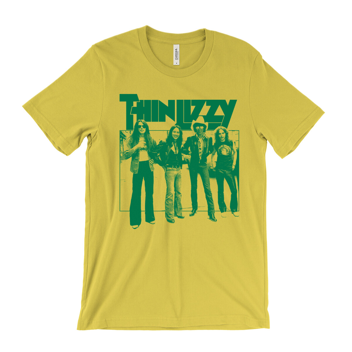 Camiseta Thin Lizzy - Jailbreak - Años 70 Rock - Diseño Verde