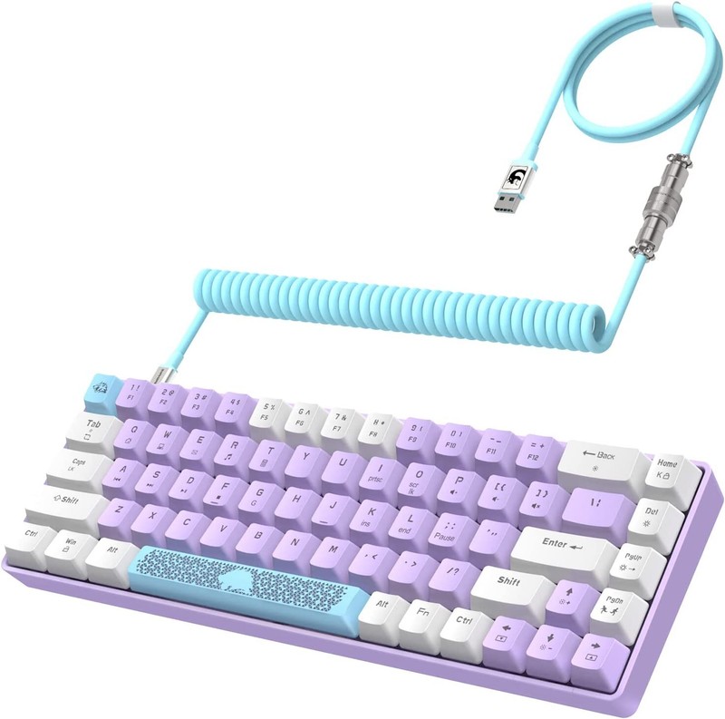 AJAZZ x YINDIAO T8 60% Mechanical Gaming Keyboard 68 Keys TKL RGB USB-C