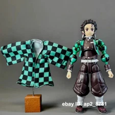 1/12 Outfit Coat Cape Robe Clothes For shf Tanjiro 6'' Action Figure Custom