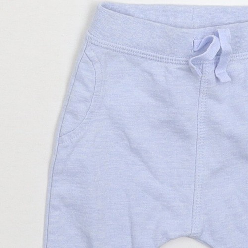 Nutmeg Baby Blue Cotton Jogger Trousers Size 36 Months Drawstring eBay