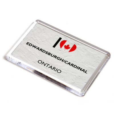 FRIDGE MAGNET - I Love Edwardsburgh/Cardinal, Ontario - Canada