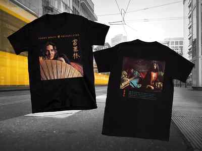 2 sides PRIVATE EYES and TOMMY BOLIN Shirt Black Unisex Size S-5XL