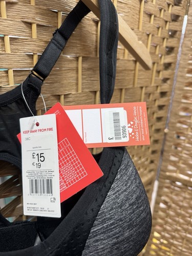 Florence And Fred High Impact Sports Bra Size 38C - Picture 3 of 7
