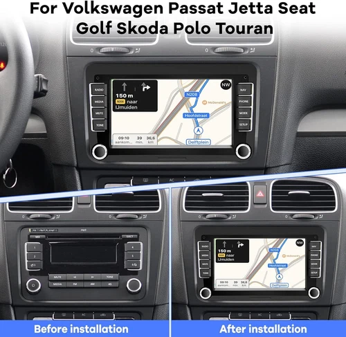 7" Android 13 Autoradio Für VW GOLF 5 6 Plus Touran Polo Caddy EOS GPS Navi DAB+ - Bild 4 von 24