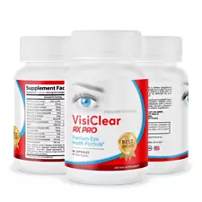Visiclear RX PRO Eye Supplement Vision Vitamins Including Lutein + Zeaxanthin