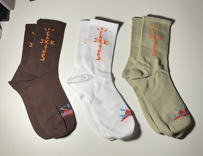 Travis Scott/Cactus Jack- Cactus Trails Knit Socks (3-Pack)