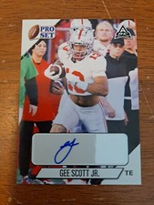 2021 Pro Set College Football Gee Scott Jr PS-GSJ Certified Auto Ohio State