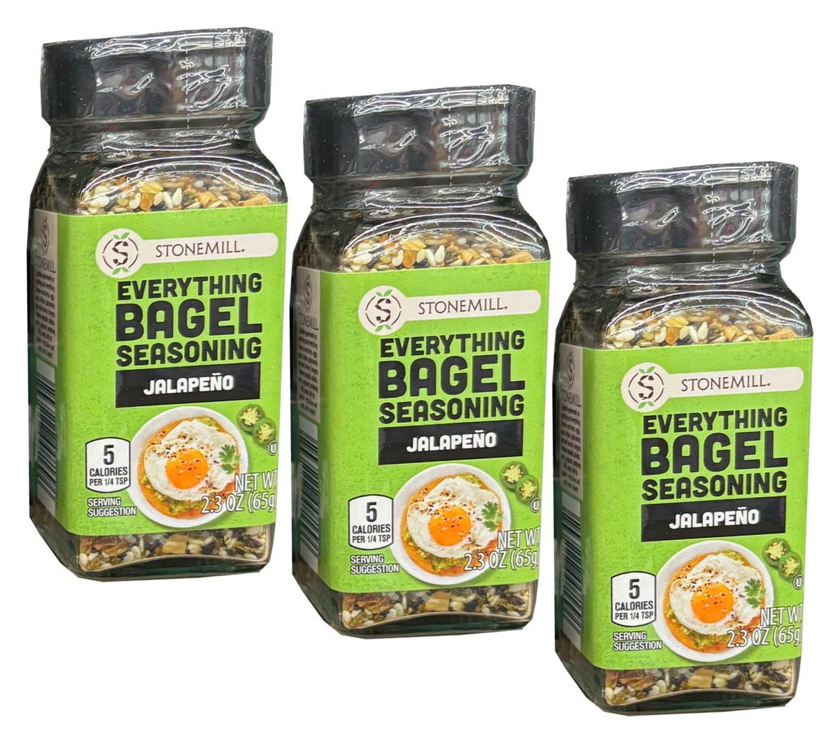 packs Stonemill Everything Bagel Seasoning Jalapeno oz