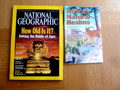 National Geographic Magazine September 2001 + Map Supplement: Africa's Realms