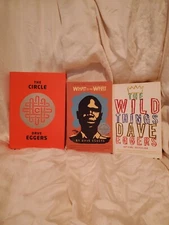 Dave Eggers Book Lot, The Circle 1st Edition, The Wild Things, What Is The What