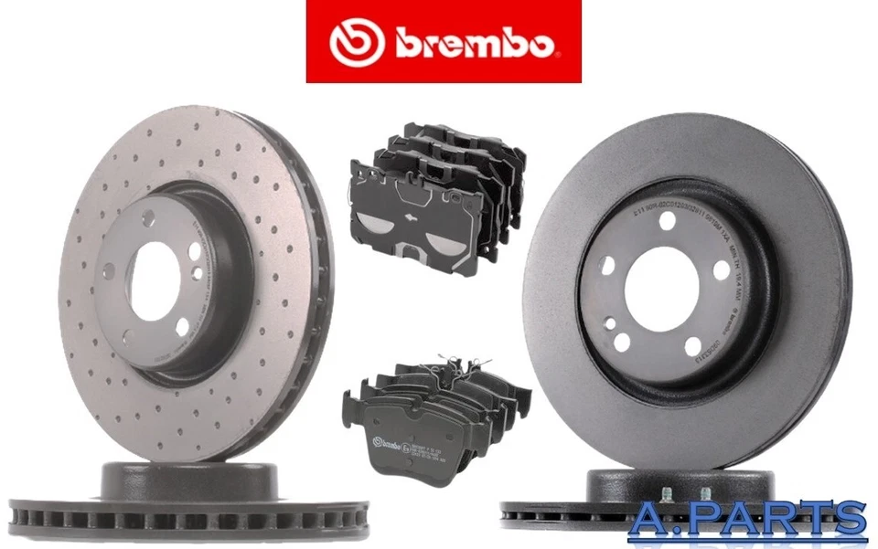 BREMBO BREMSENSATZ VORNE HINTEN 360 320mm MERCEDES C KASSE AMG W205 X253 C253 - Bild 1 von 1