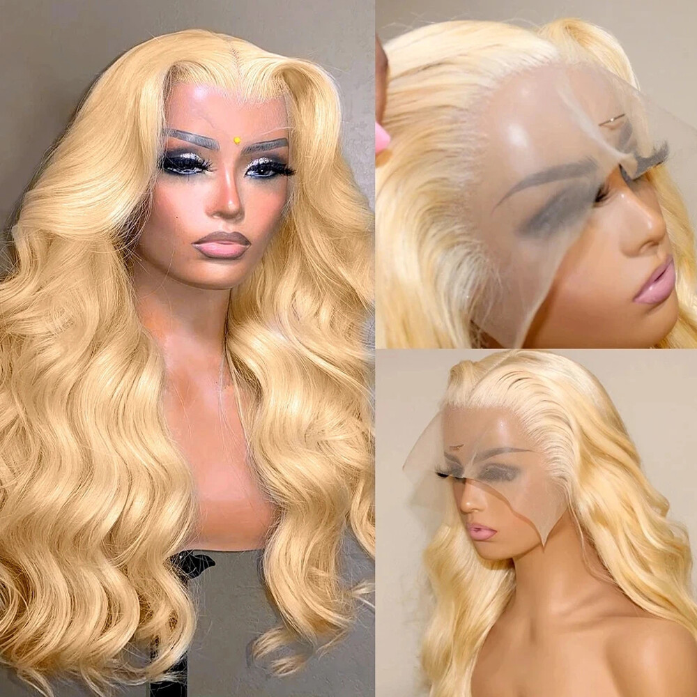 Blonde Beauty Heat Resistant Synthetic hair Lace Frontal Wigs Heat Resistant Synthetic Hair Long  main image 4