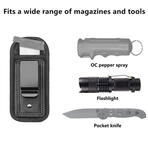 3 Pack Tactical IWB Magazine Pouch for .40 .45 .22 9mm Pistol Mag Holder Holster - Bild 8 von 13