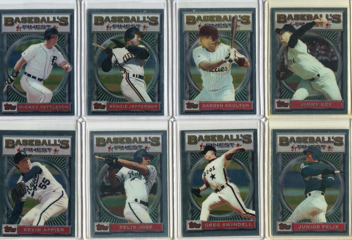 1993 Topps Finest Baseball - Set Break - Complete Your Set - You 