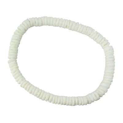 Hawaiian Jewelry Heishi Puka Shell Elastic Stretch Bracelet from Maui, Hawaii
