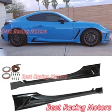 For 2022-2026 Toyota GR86 / Subaru BRZ T Style Side Skirts (ABS)