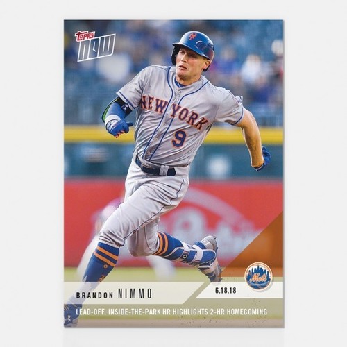 2018 Topps Now 338 Brandon Nimmo