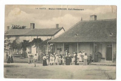 71 La Frette Maison Cordier Cafe Restaurant XX 1 Coin Plie En Haut A Droite X
