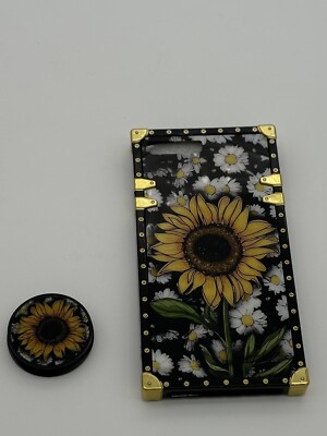 Bitobe For iPhone Plus Plus Sunflower Phone Case With Gold