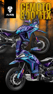 Kit Autocollants Graphiques Pour CFMOTO 800MT/X 2022-2025 - Design Personnalisable - NEUF