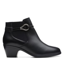 Clarks Women's Emily2 Kaylie Black Leather 26174079