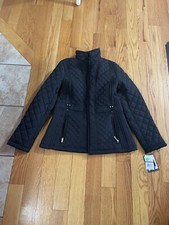 Giacca Womens Quilted Jacket Black Size Small Lightweight