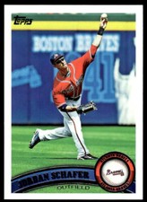 2011 Topps #437 Jordan Schafer Atlanta Braves