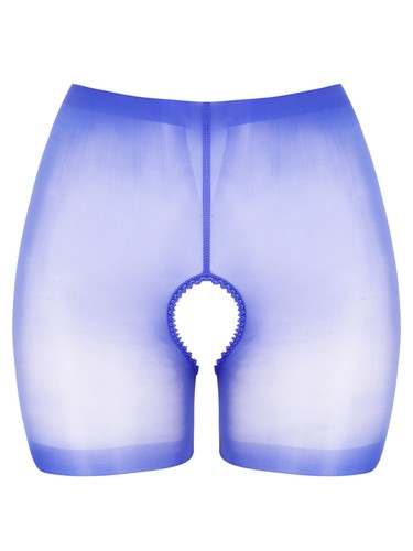Womens Sheer Mesh Panties Crotchless Underwear Cutout Lingerie See Through Brief - Picture 63 of 116