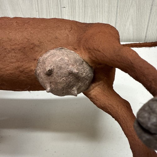 CRAIG YENKE C. Yenke Co. Texas Longhorn papier coton primitif mâché - Photo 12/23