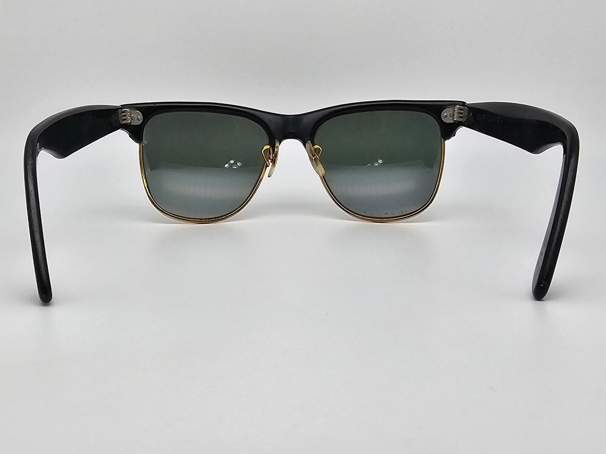 Ray-Ban B&L Wayfarer Max II W1272 Ebony Gold Frame G-15 Lens