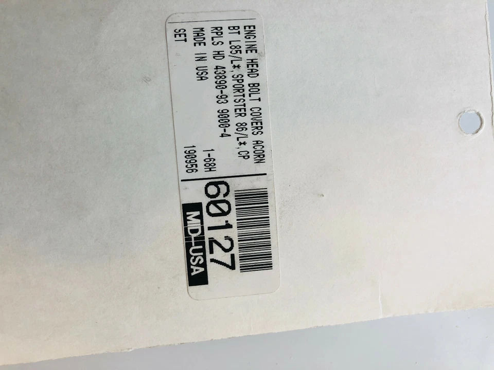 12 POINT HEADBOLT COVERS ACORN STYLE 1984E/1985 FL, FX, XL EVOLUTION 43890-93 - Image 2 of 2