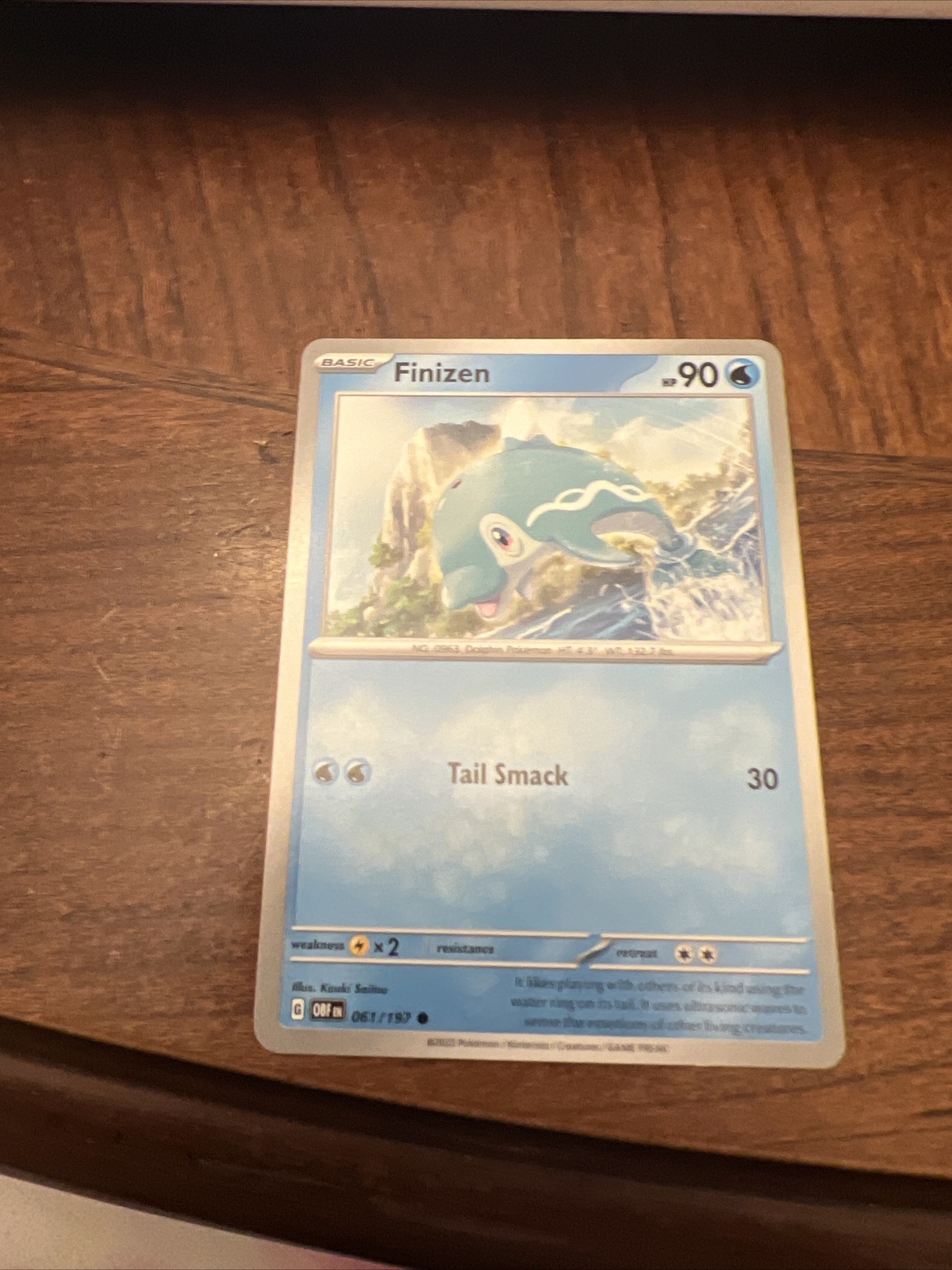 Pokemon Card NM Finizen HP90 061/197 Basic 2023