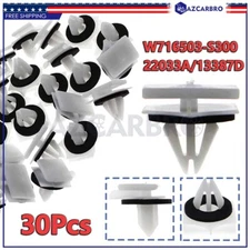 Rocker Panel Deck Lid Moulding Clips w/ Sealer For Ford FUSION MKZ 2013-On 30Pcs