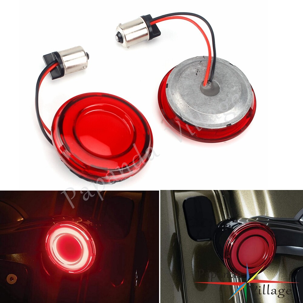 LED segnale di svolta conversioni 1156 monocircuito per Harley Road Glide Dyna FXST
