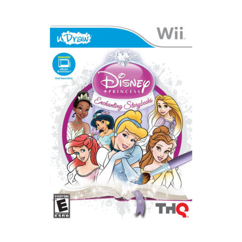 Disney Princess Enchanting Storybooks Nintendo Wii 2011 U DRAW Video Game - 第 1/1 張圖片