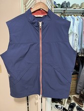 Peter Millar XL Crown Blue/Cape Red Full Zip ...