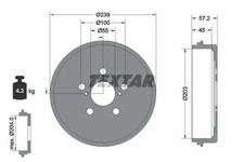 Tambour de frein Toyota YARIS