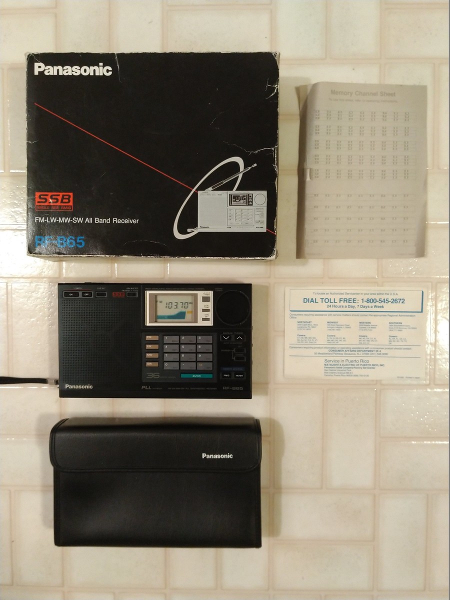 Panasonic RF-B65 PLLシンセサイザーラジオ Panasonic RF-B65 PLL/FM-LW-MW-SW シンセサイザー レシーバー ラジオ