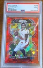 Panini 2021 Prizm Red Ice #294 Tom Brady PSA 9 Tampa Bay Buccaneers NFL