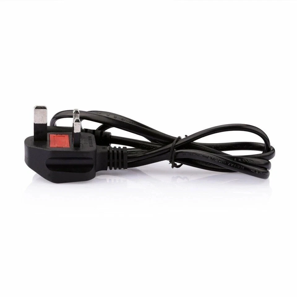 Kettle Lead 1M Metre UK Mains Power Plug to IEC C13 Cable Cord for PC Monitor TV - Image 2 of 4