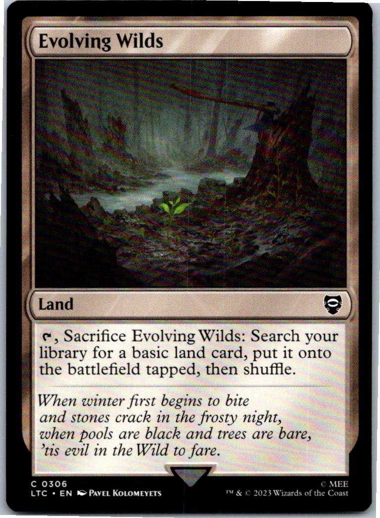 Evolving Wilds C 306 Commander: The Lord of the Rings: Tales of Middle-earth NM