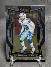 Demarvion Overshown Concourse Level 2024 Select Football Card #48 Dallas Cowboys