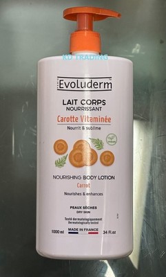 Evoluderm ~ Carrot Vitaminée NOURISHING BODY LOTION 1000ml Made in France